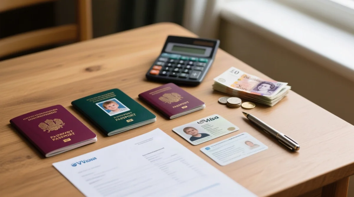 Documents, Minors and Family eVisa Costs